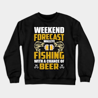 Weekend Forecast Fishing Crewneck Sweatshirt